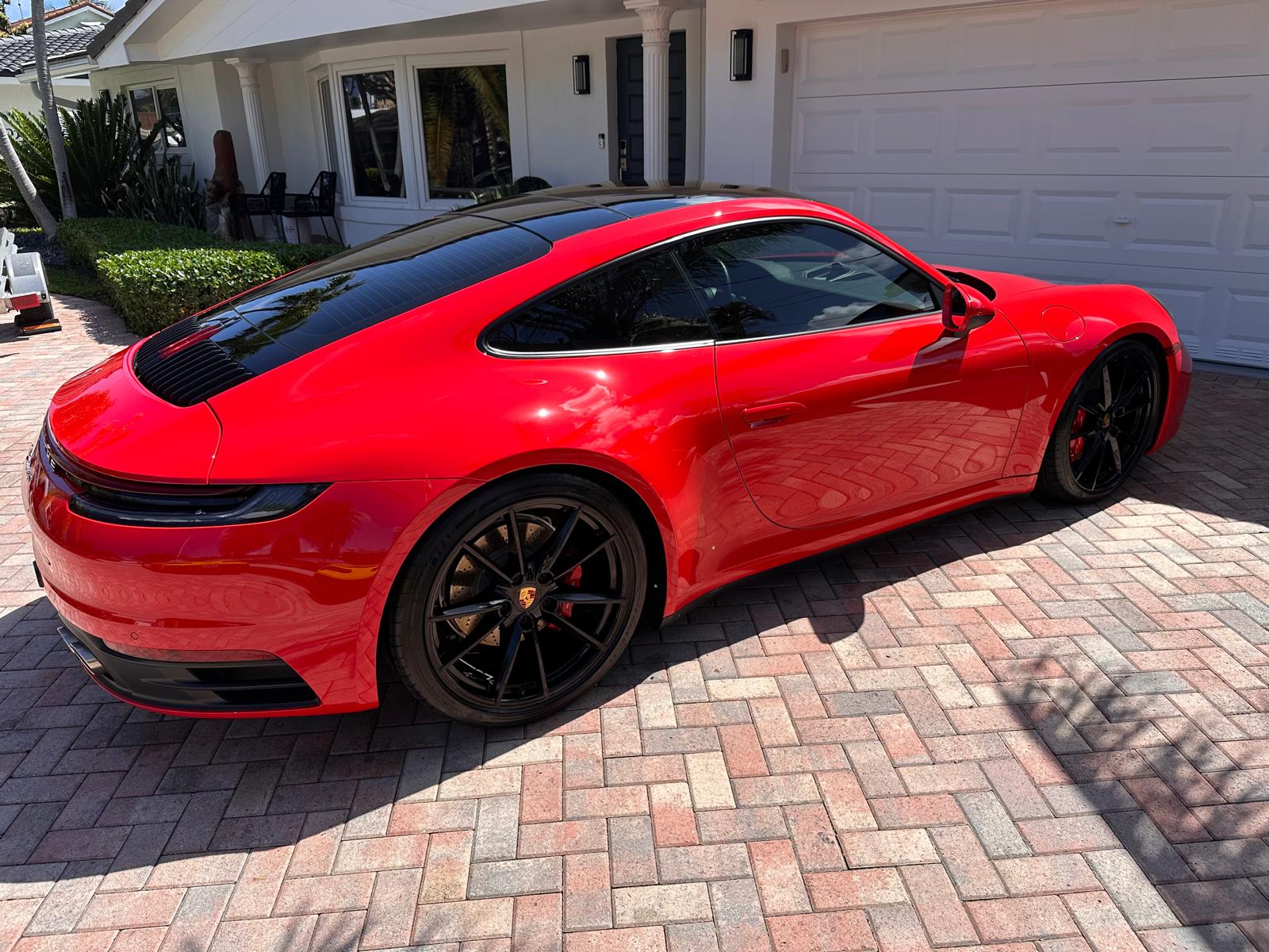 Professional auto detailing result