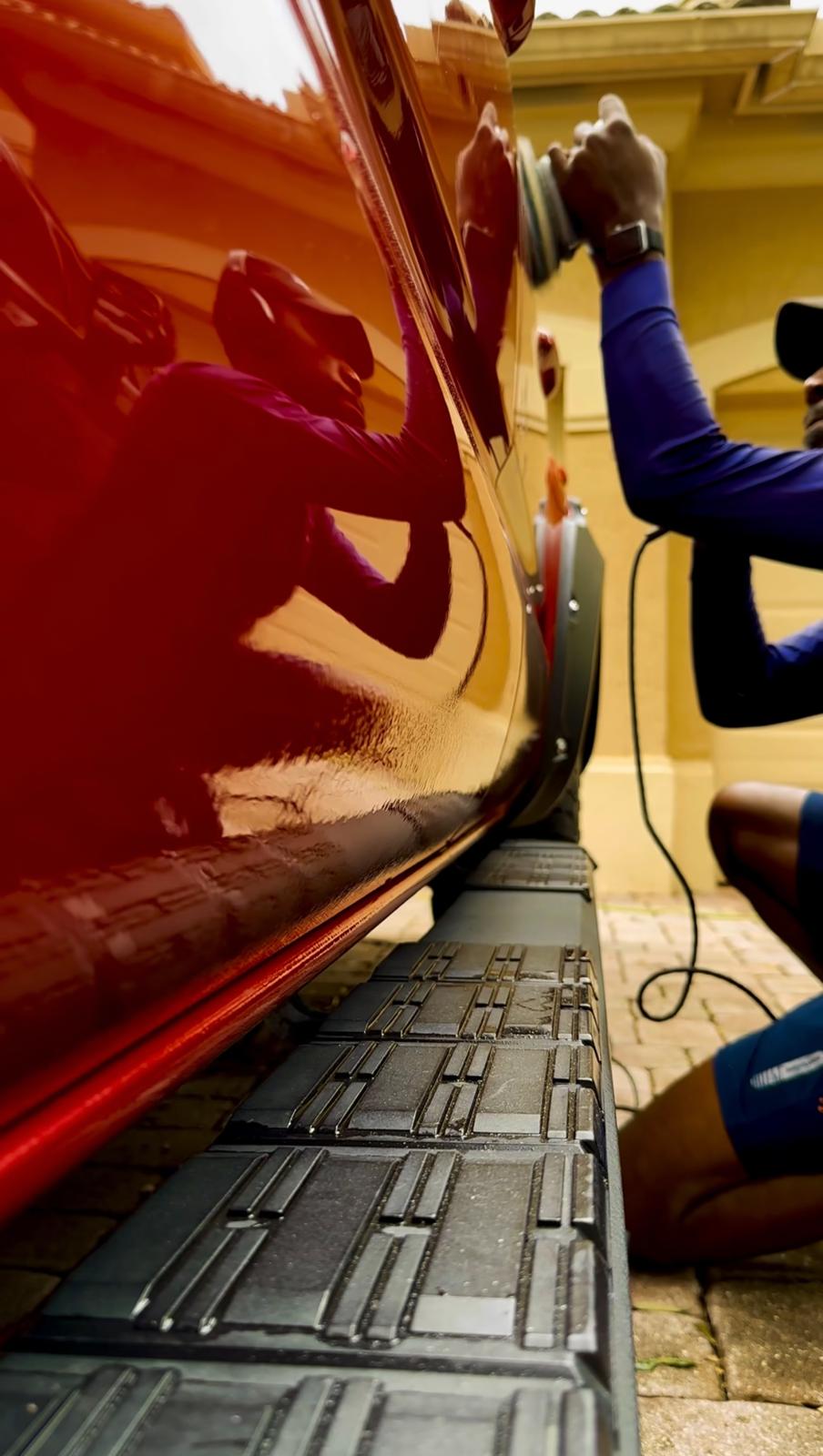 Auto detailing result