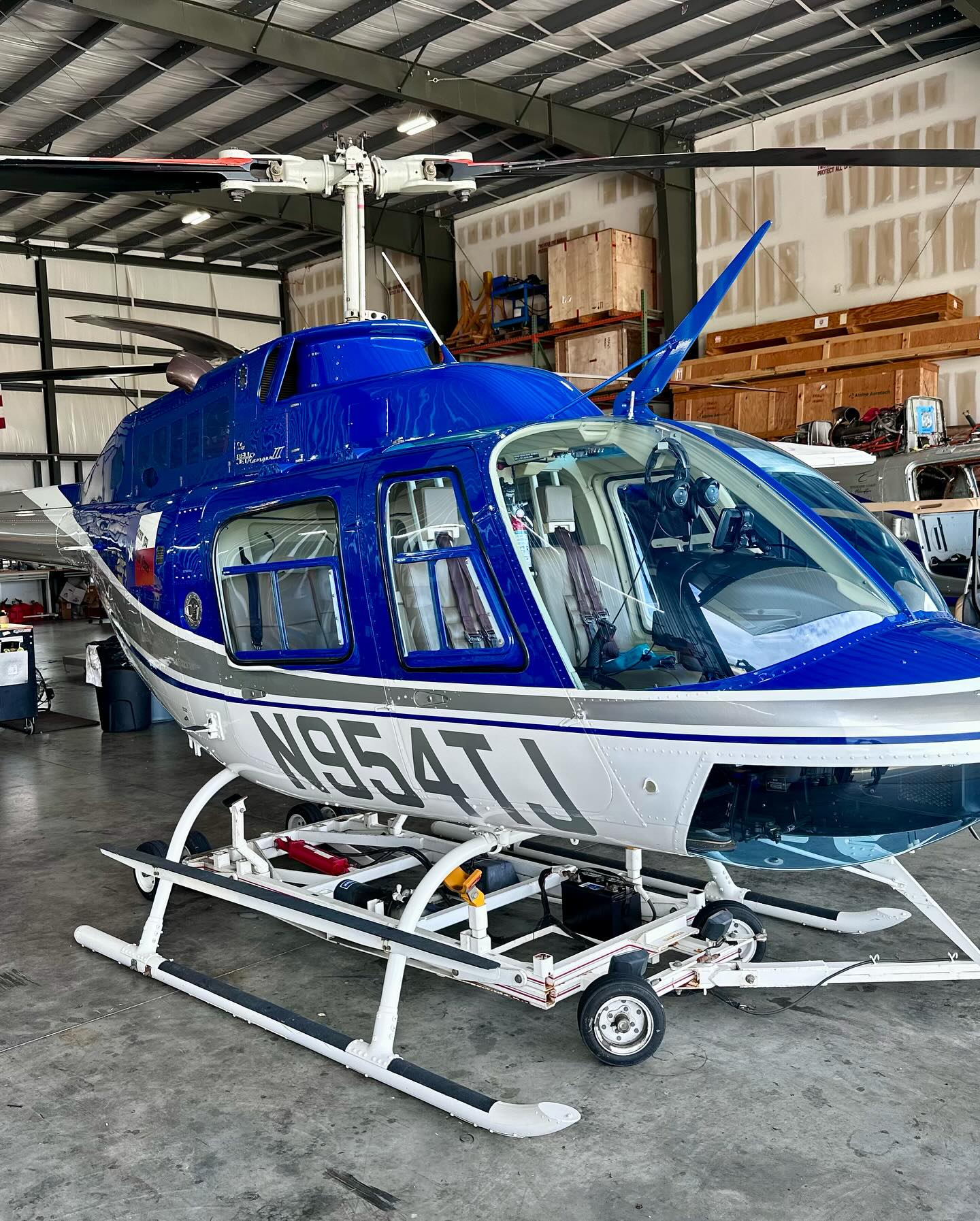 Aircraft ceramic coating result with polished exterior finish