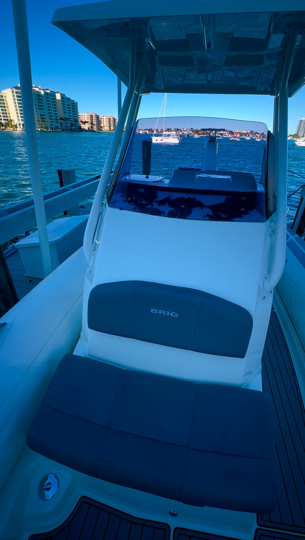 Marine detailing completed boat project
